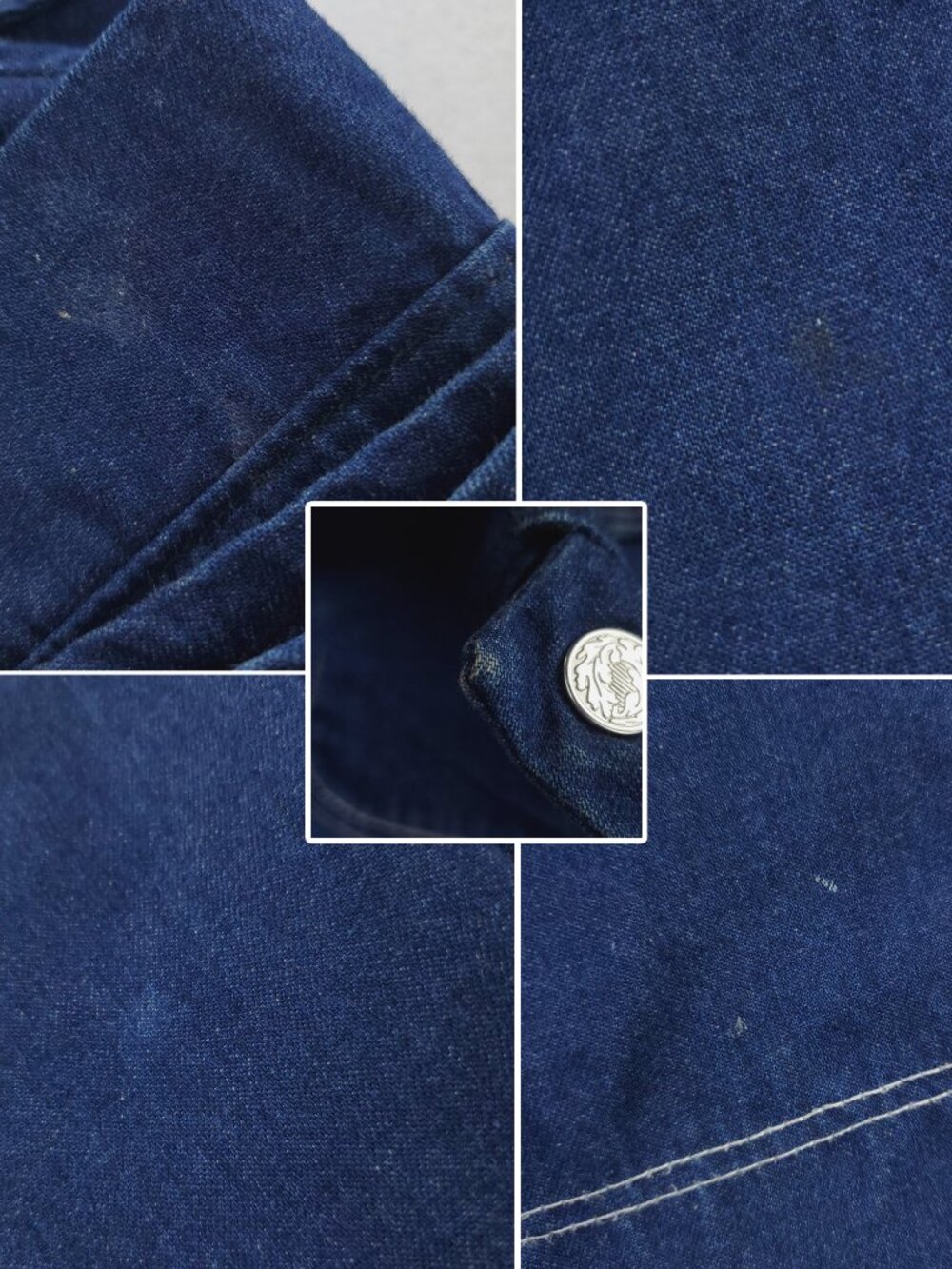 Pointer Brand Vintage Denim Chore Jacket Indigo Made USA Men's 48 (2XL) - Picture 13 of 13